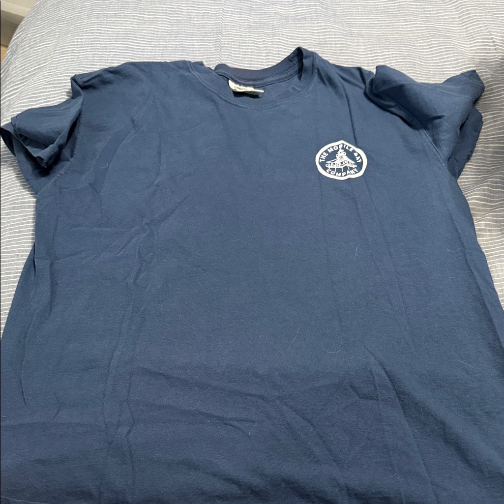 Comfort Colors Navy Blue Tee With Graphic